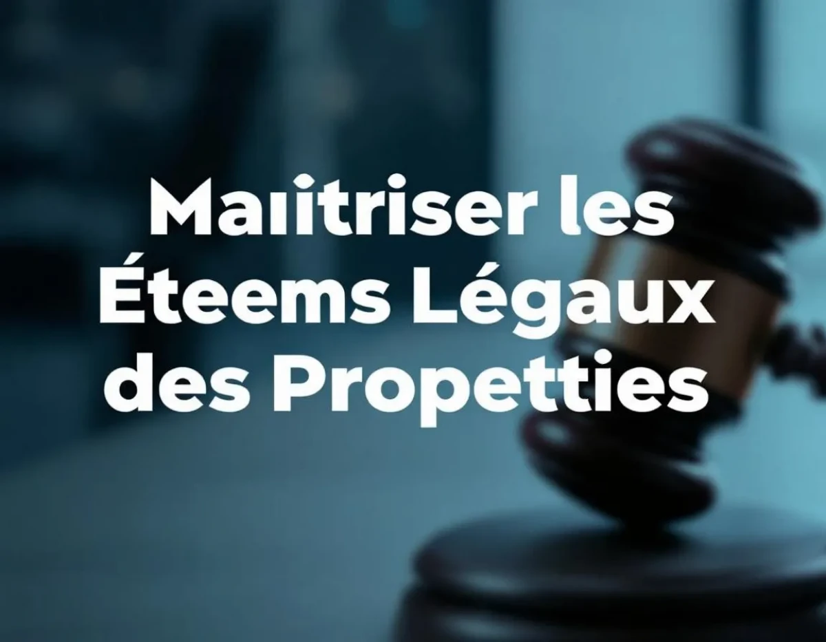 Maîtriser les Enjeux Légaux des Propriétés : Conseils et Stratégies 2025