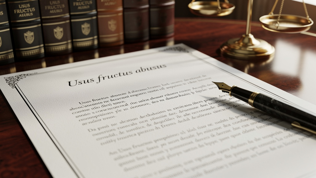 Usus fructus abusus : 8 choses à savoir pour votre contrat